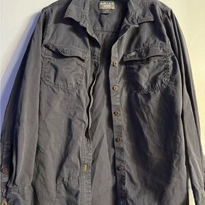 Ariat Men's Charcoal Button-Up Shirt